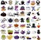 100 Pcs Cute Waterproof Stickers for Water Bottles (Halloween) 5.78 x 3.54 x 0.59 inches